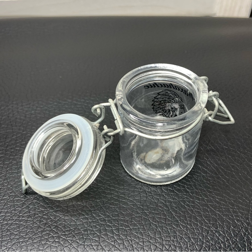 Mini Jar Glass Bottle Decor Waxahachie Texas State Collectible - Picture 2 of 7